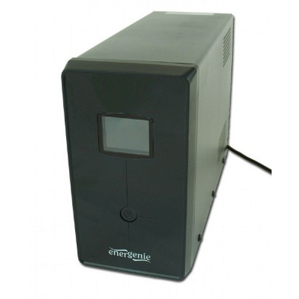 ИБП Gembird EnerGenie EG-UPS-033, 1200VA, LCD, 3 розетки C13, 2 розетки Schuko, USB